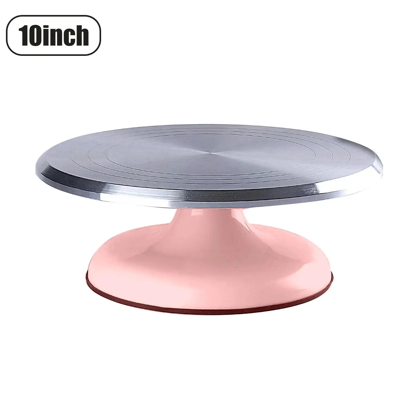 Cake Turntable Cake Decorating Table Household Baking Tools DIY Decorating Turntable 10 Inch/12 Inch Aluminum Alloy Auraveia