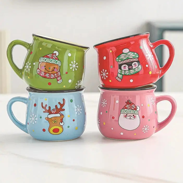 Ceramic Christmas Cartoon Mug Auraveia