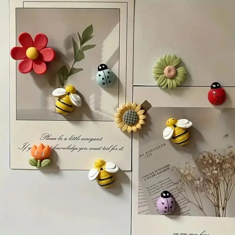 10pcs Adorable Refrigerator Magnets - Durable & Strong Hold for Kitchen, Office & More - Versatile Home Decor Mothers Day Gift - Auraveia