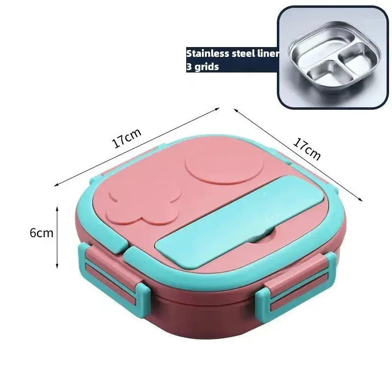 Outing Tableware 304 Portable Stainless Steel Lunch Box Baby Child Student Outdoor Camping Picnic Food Container Bento Box - Auraveia