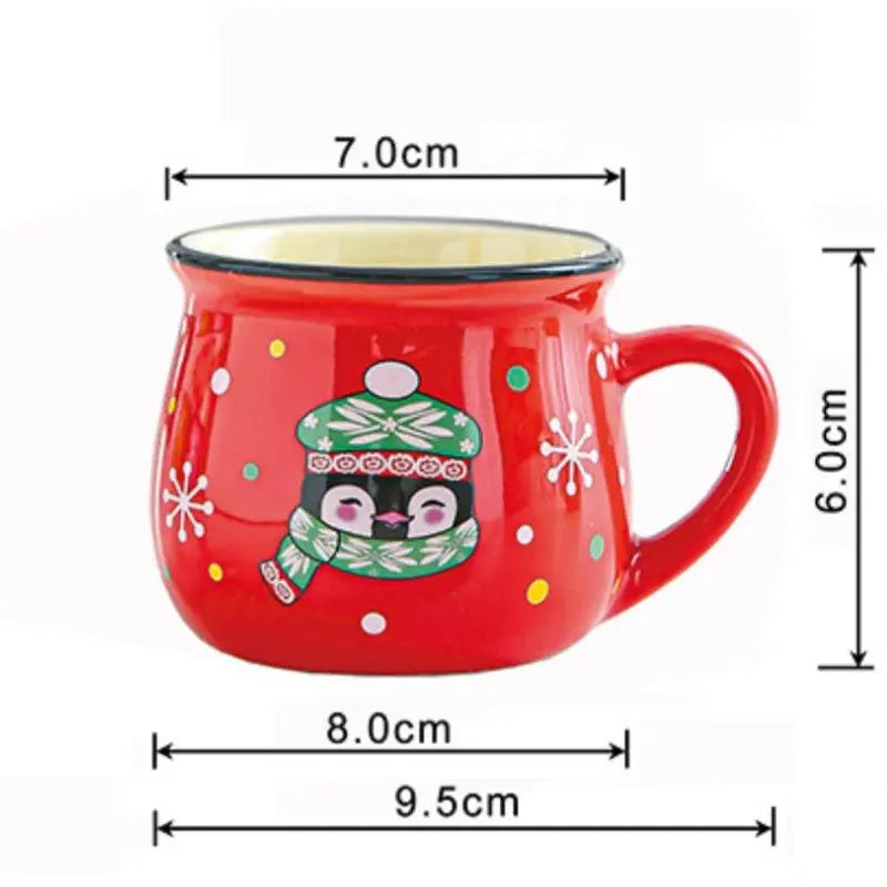 Ceramic Christmas Cartoon Mug Auraveia