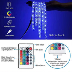 Bluetooth RGB LED Strip Lights Auraveia