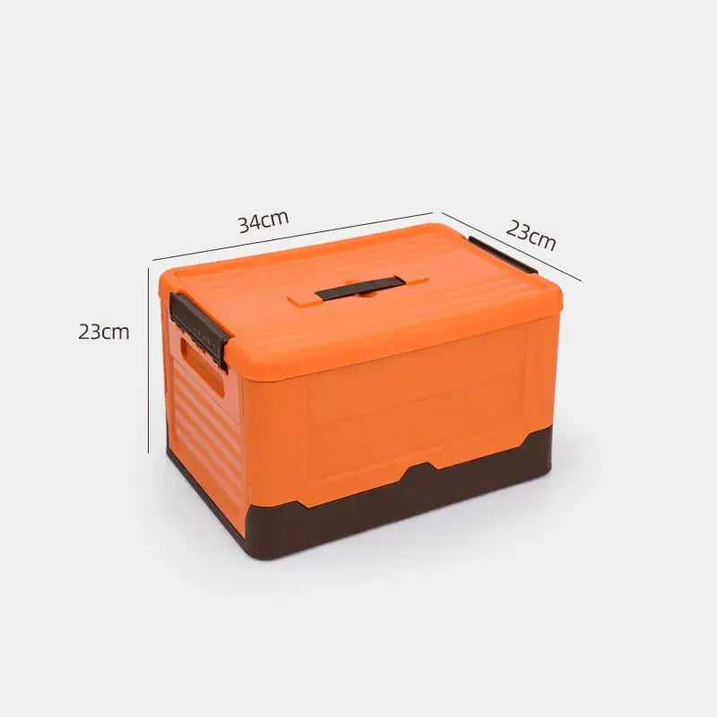 Foldable Storage Box with Lid Auraveia