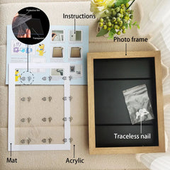 Children Art Frames Magnetic Front Open Changeable Kids Frametory for Poster Photo Drawing Paintings Pictures Display Home Decor - Auraveia